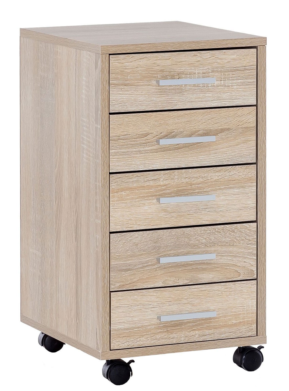 Rollcontainer Nema Eiche Sonoma 5-zügig