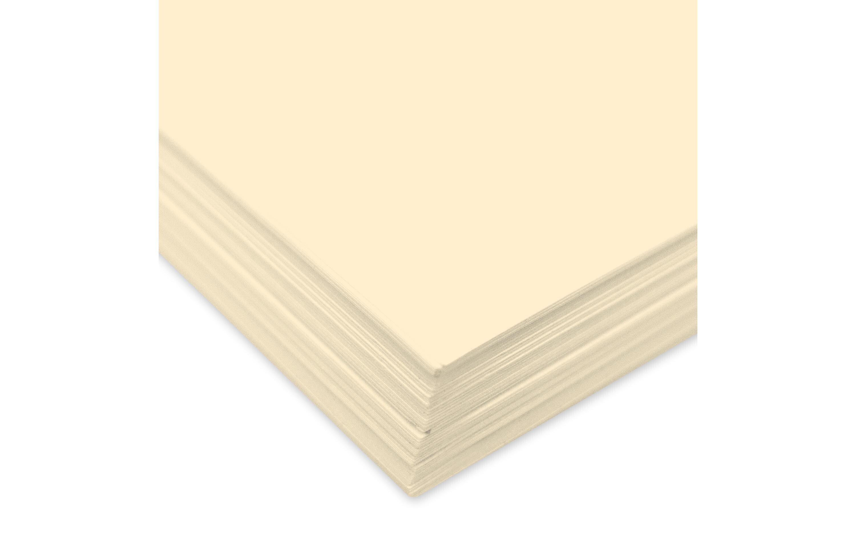 Tonzeichenpapier A4, 130 g/m², 100 Blatt, ChamoisTonzeichenpapier in der Grosspackung