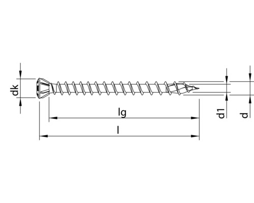 HECO-TOPIX-plus vlonderschroef, verzonken kop met freesribben, TX, volledige draad, 3,5 x 40 mm, roestvrij staal A2, 200 stuks