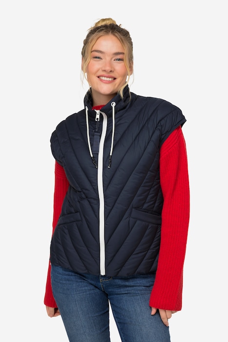 Steppweste, Stehkragen, Mix & Match