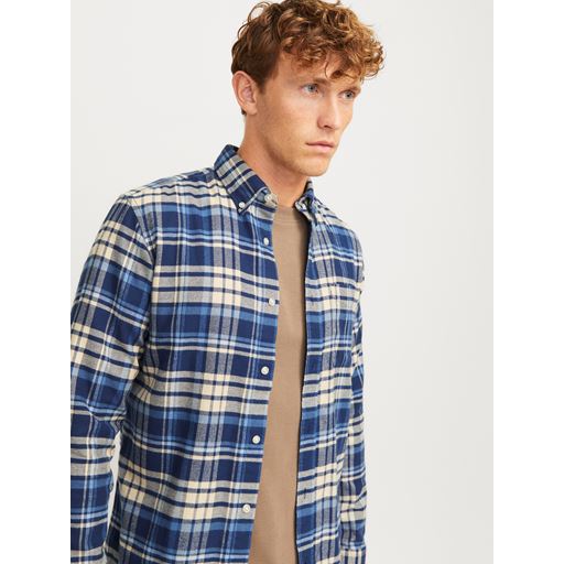 Jack&Jones Blunorris Flannel Skjorte, Night Sky, M