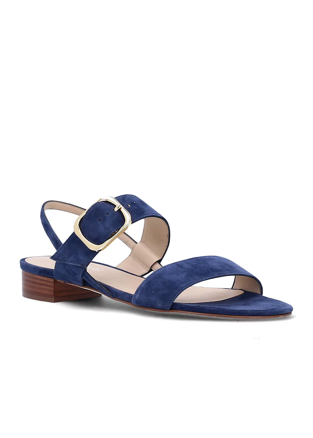 SANDALE POOLE VELOURS MARINE