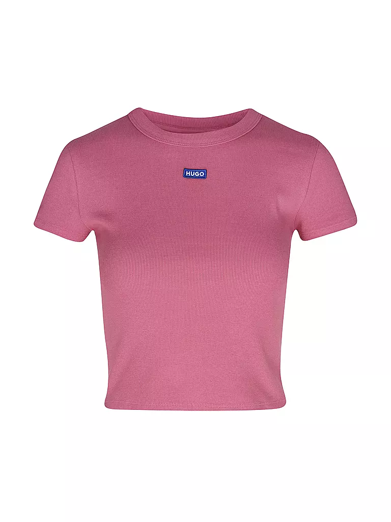 HUGO T-Shirt Cropped Fit rosa
