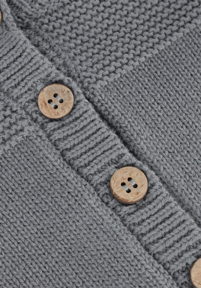 QUINCY MAE blauwe quincy mae vest knit cardigan