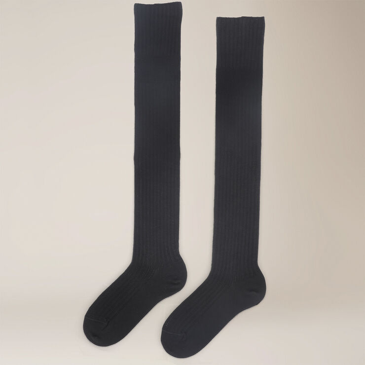 Kunert AJOUR STRIPE Sort