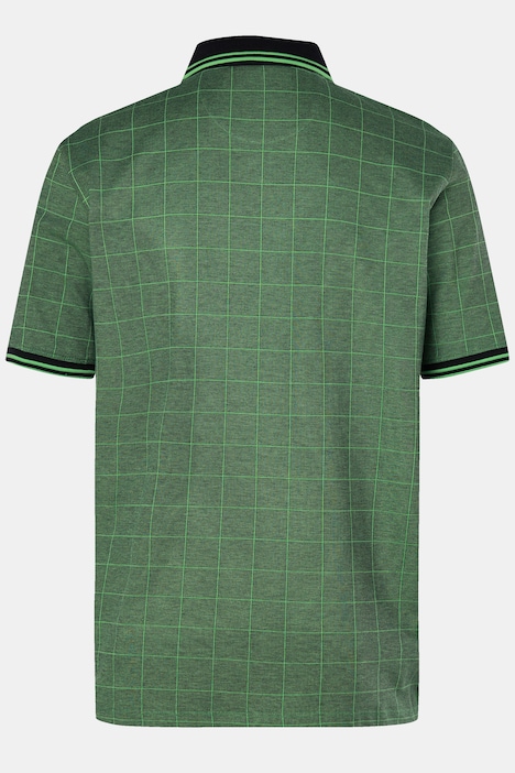 Boston Park Poloshirt, Halbarm, Karomuster, Polokragen, bis Gr. 72/74