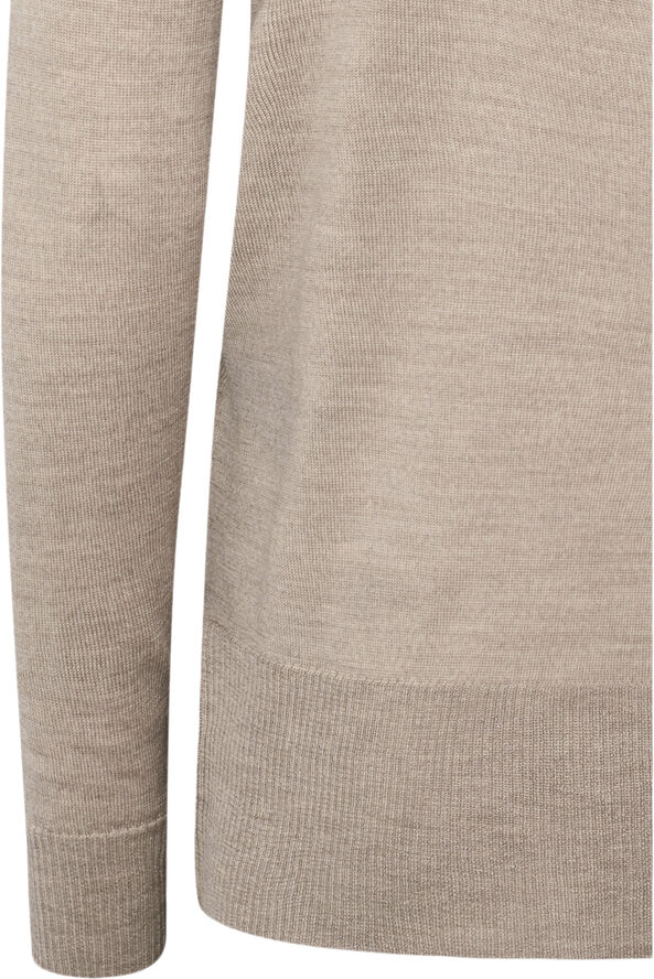 Bruuns Bazaar CharleneBBRoll Neck knit Sand melange