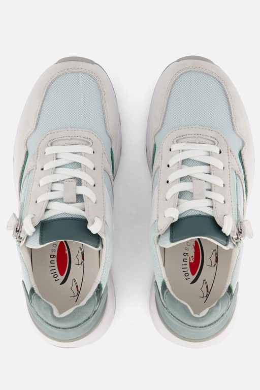 Gabor Rollingsoft Sneakers groen Suede