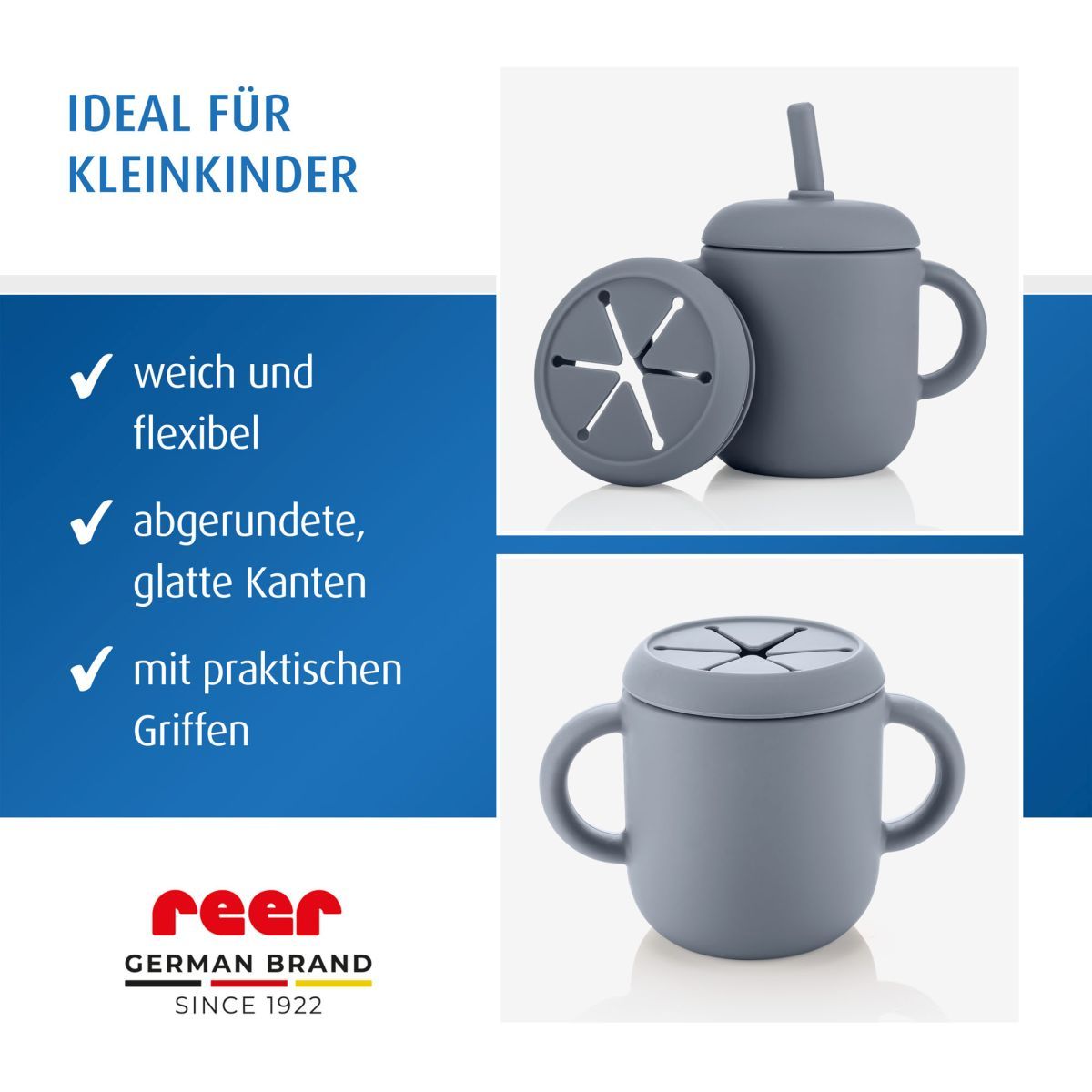 reer 2in1 Trink- & Snackbecher