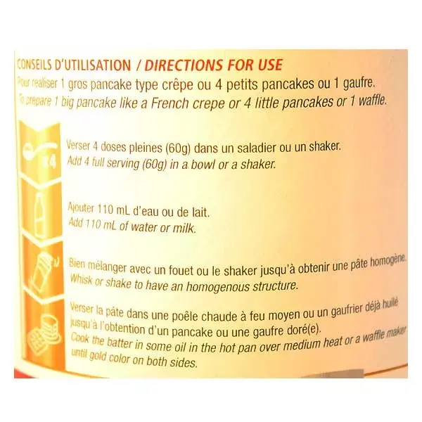Eric Favre Need's Protein Pancakes Vanille 420g