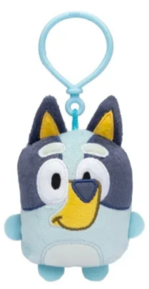 Bluey- Bluey Mini Bamse med taskeklemme