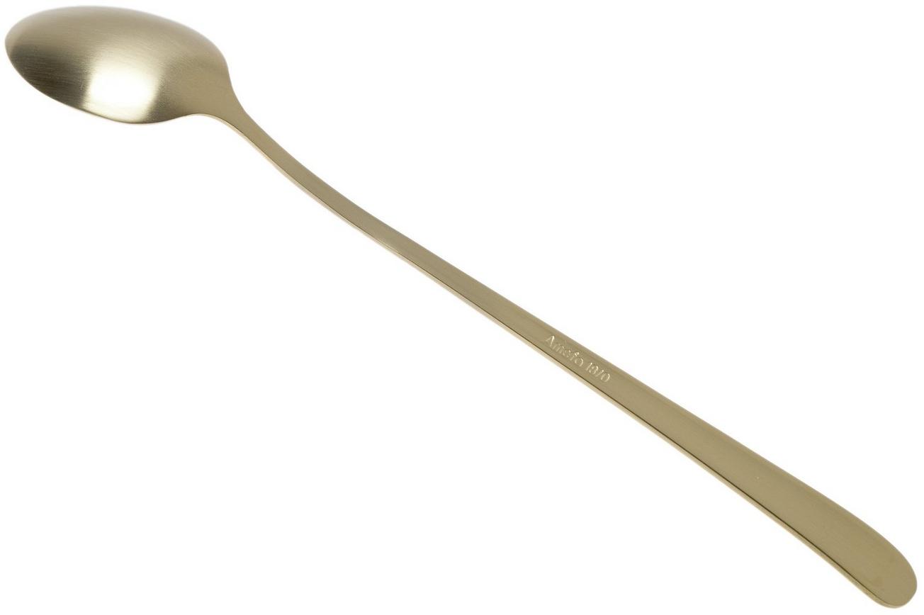 Amefa Austin 1410, 1410AVTR06AV6 sorbetlepels / Latte Macchiato lepels champagne kleur, 6 stuks
