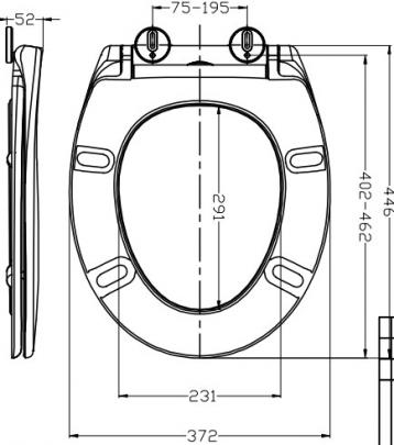 Mueller Sicilië softclose wc bril   deksel wit