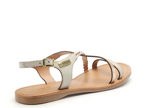 Les tropeziennes nu pieds plats femme hanano f beige