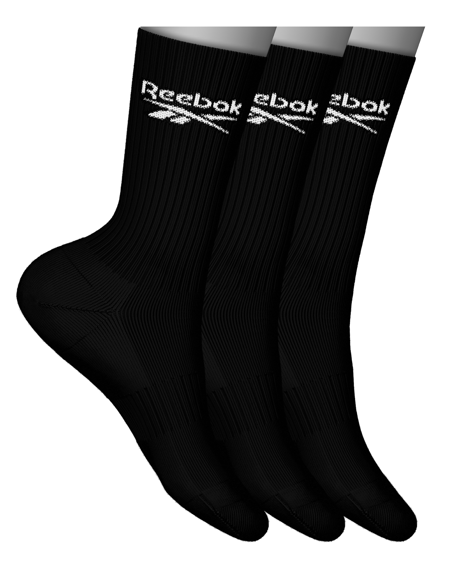 Reebok Sock Crew Half Terry Black