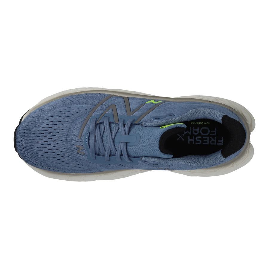 New Balance Chaussures de Running Fresh Foam More V4 - Bleu/Argenté