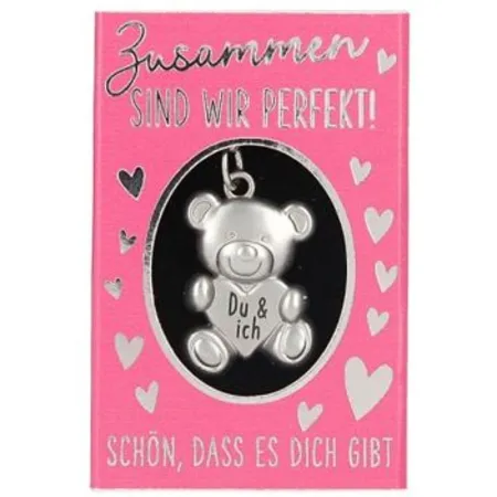 Depesche Teddy Anhänger in kleiner Schachtel, 1 Stück, 4-fach sortiert