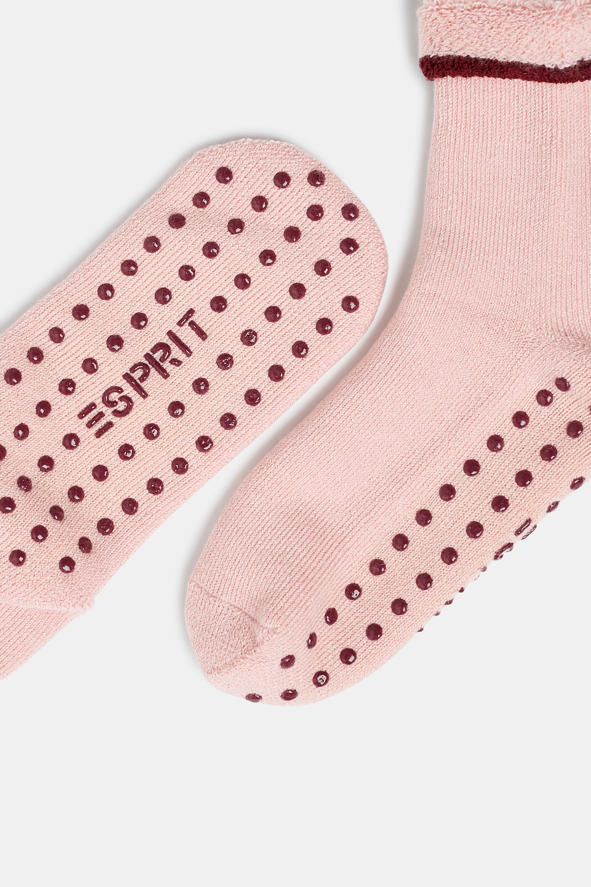 Douces chaussettes antidérapantes, laine mélangée