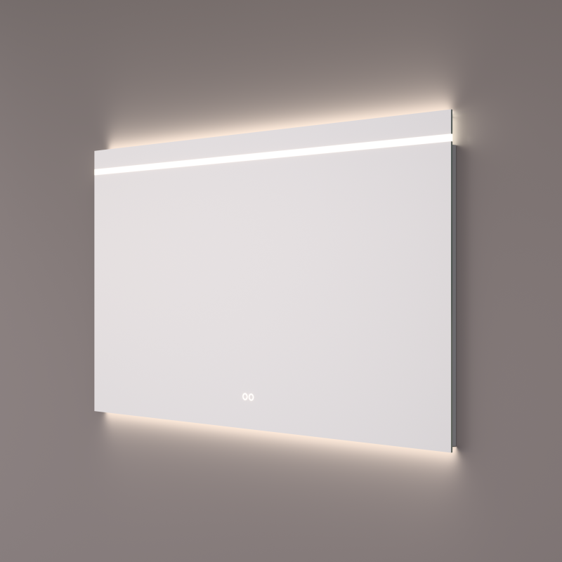 Hipp Design 4500 spiegel 80x70cm met LED streep, backlight en spiegelverwarming