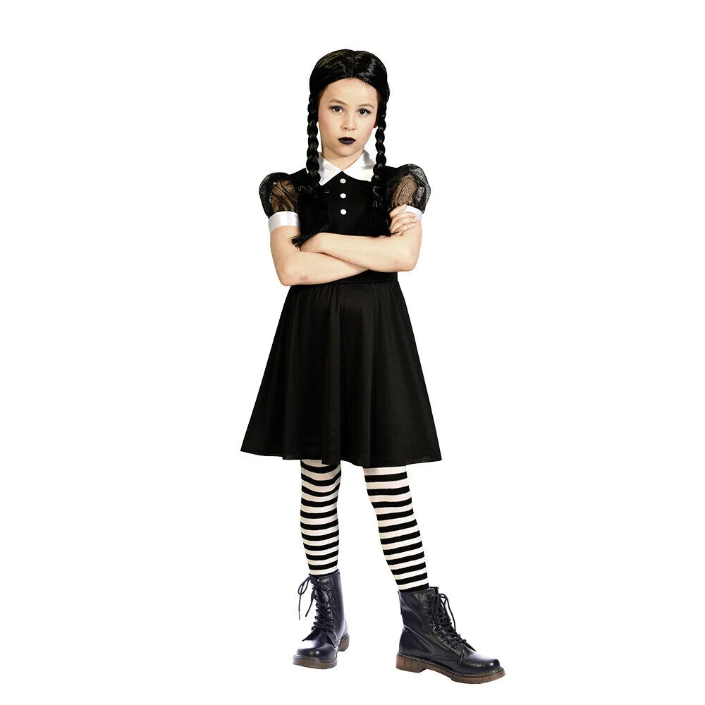 Déguisement Mercredi Addams enfant 11/14ans