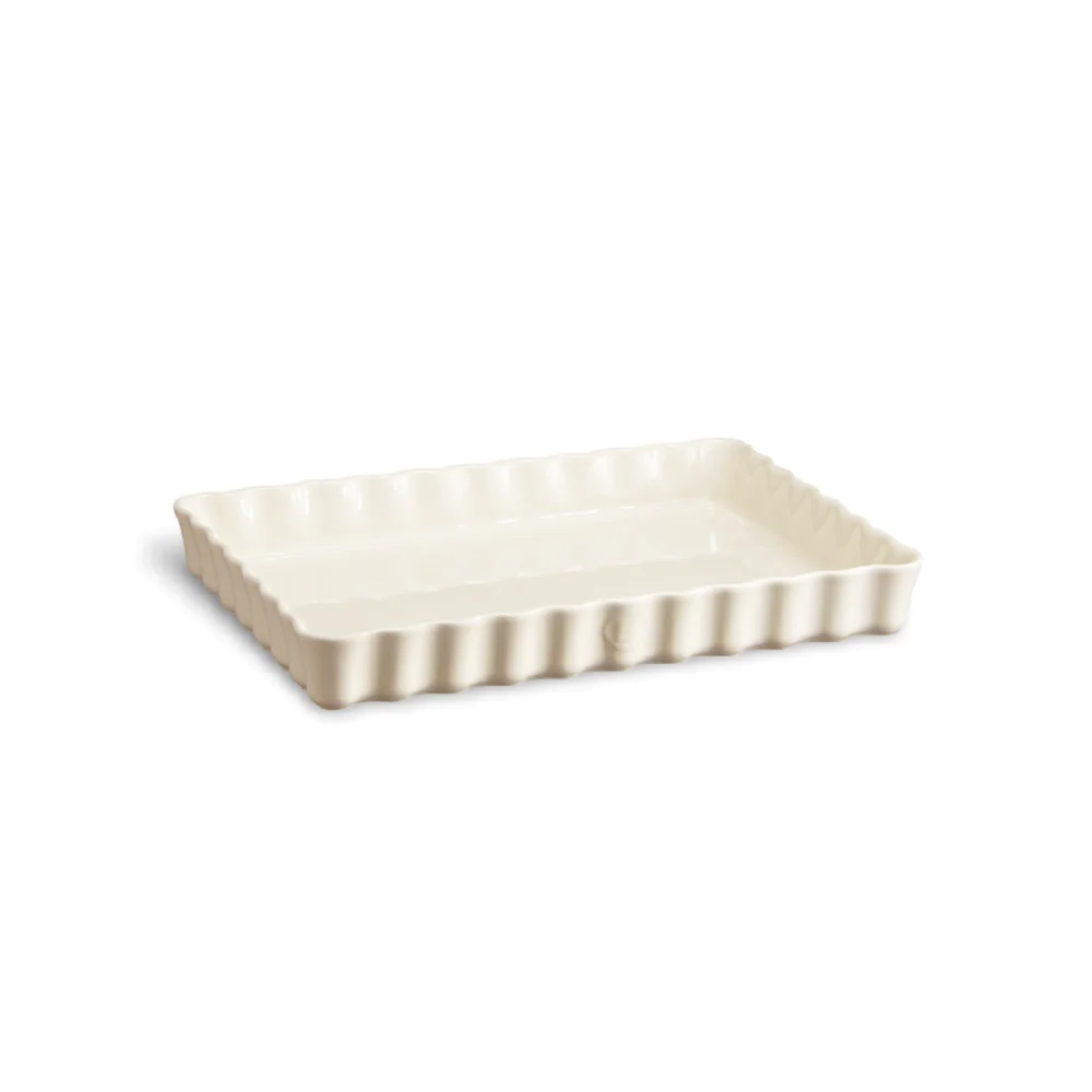 Tourtière rectangle beige 34 cm Emile Henry