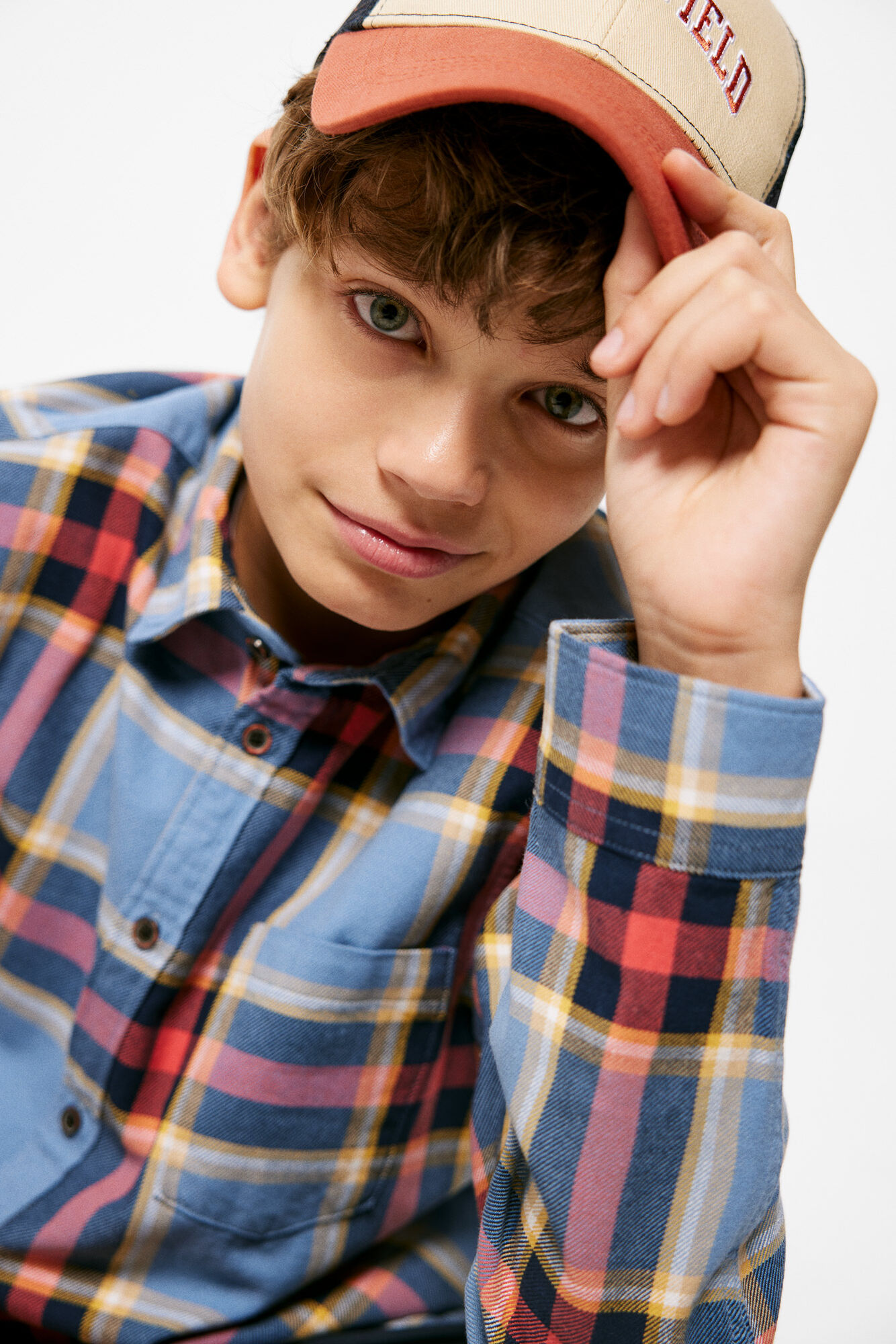 Camisa xadrez infantil