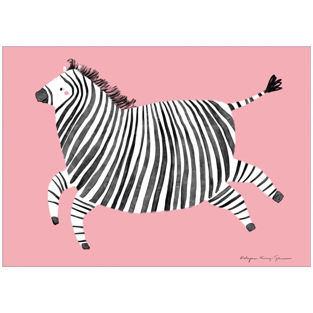 Køb Poster & Frame Wild Apple - Zebra