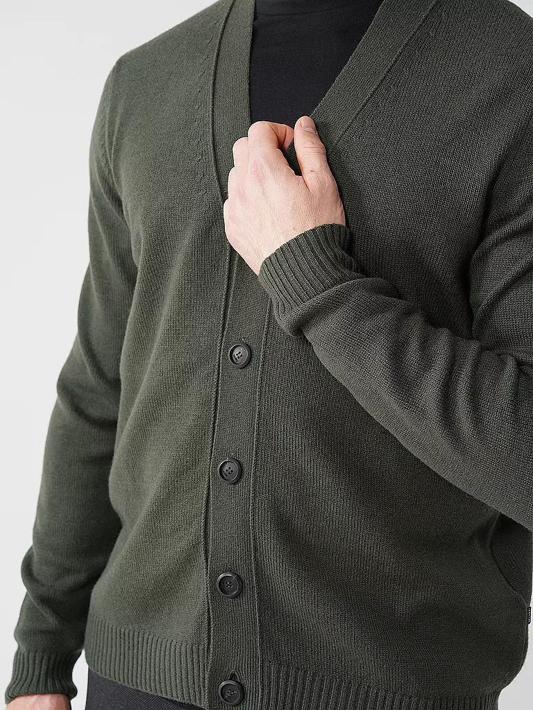 MAERZ Cardigan  dunkelgrün