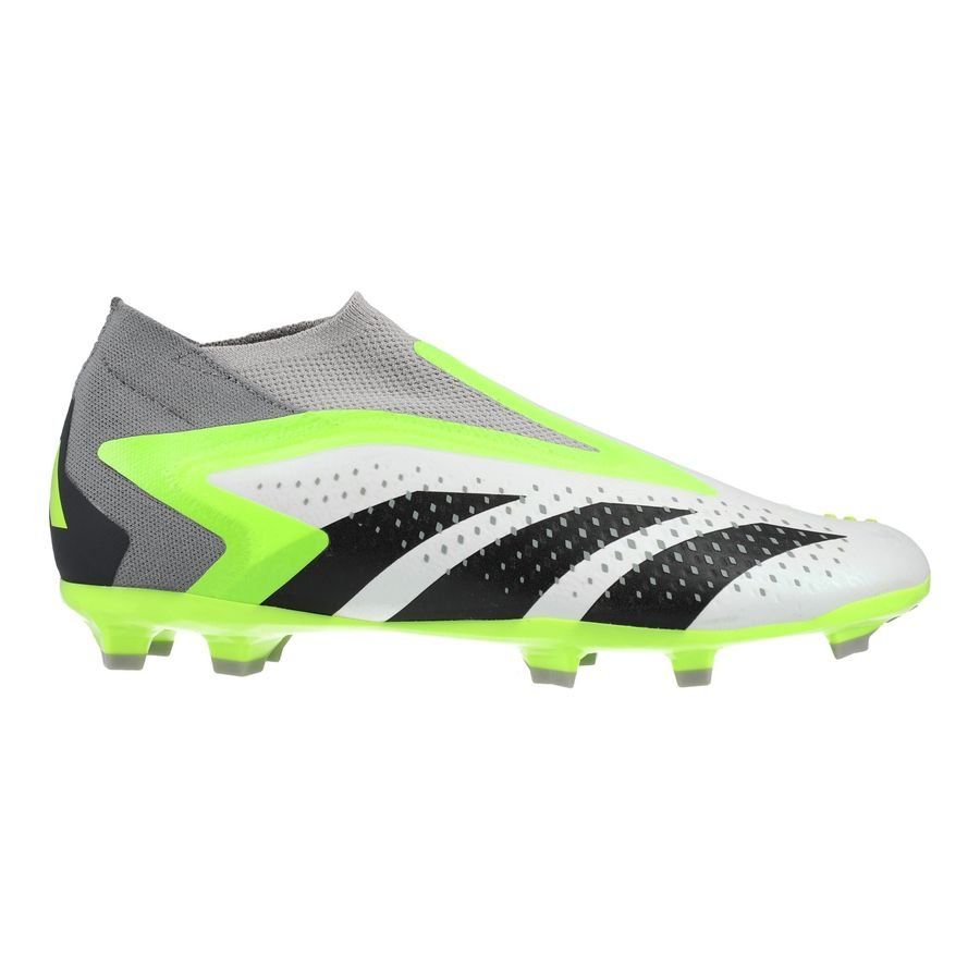 adidas Predator Accuracy   FG Crazyrush - Blanc/Noir/Lucid Lemon Enfant