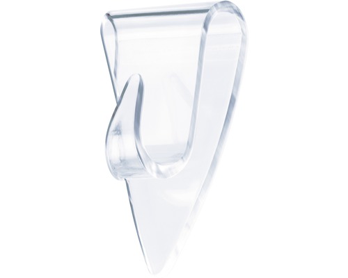 tesa kleefhaken voor glas, transparant, draagvermogen 0,2 kg, 5 stuks.