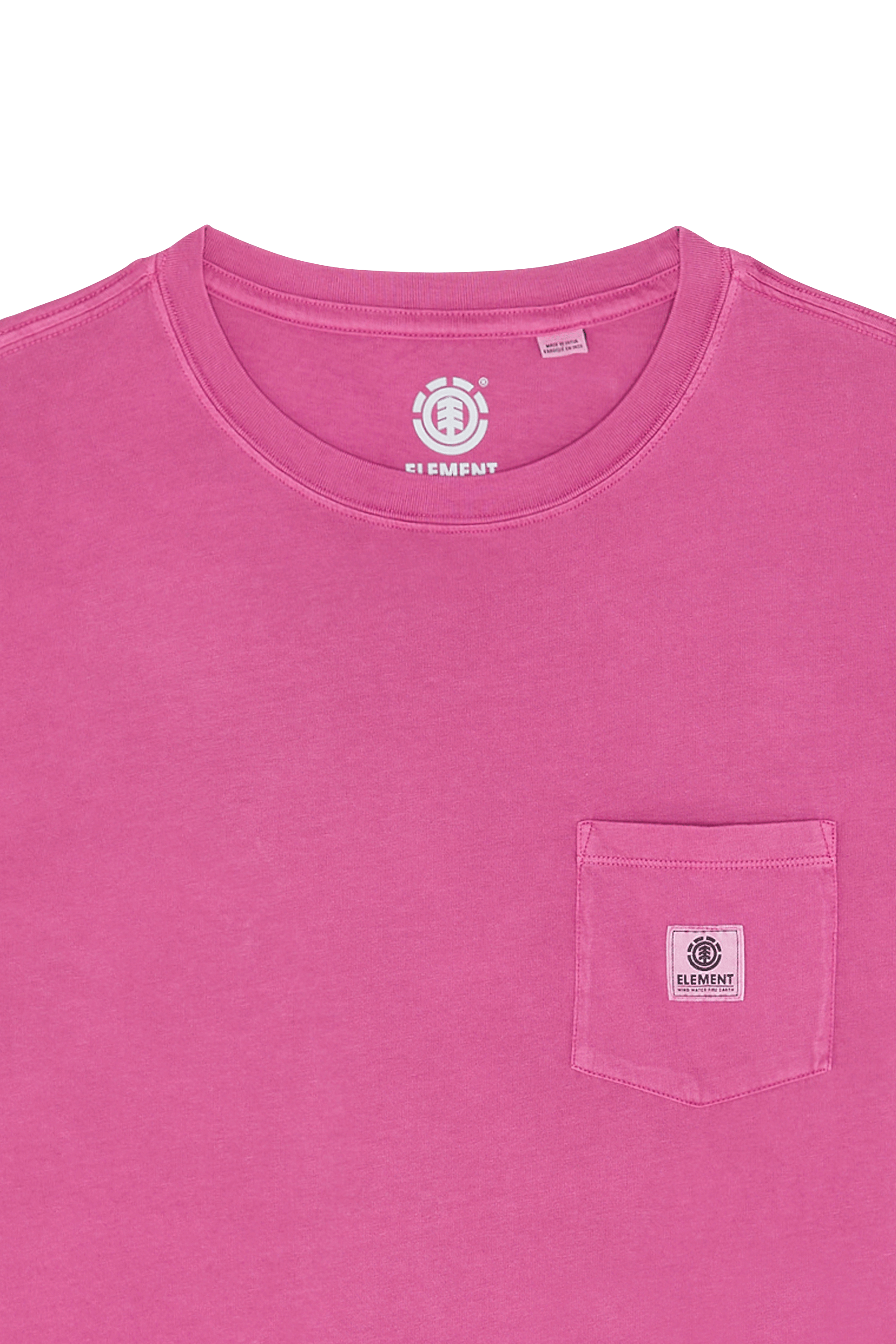 ELEMENT T-shirt BASIC Pocket pigment Rose