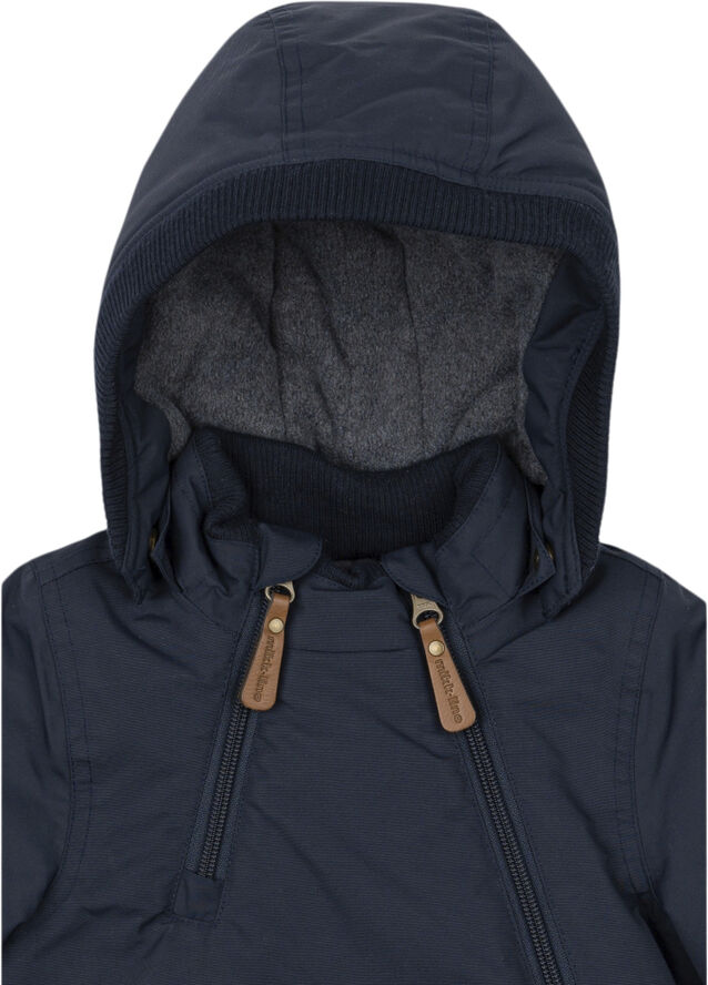 Mikk-Line Nylon Baby Jacket - Solid Blue nights