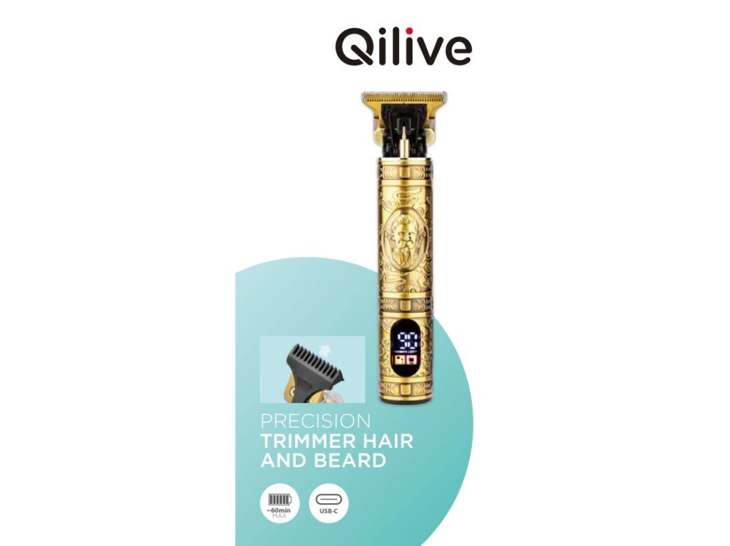 APARADOR CABELO E BARBA QILIVE Q.5129 VINTAGE