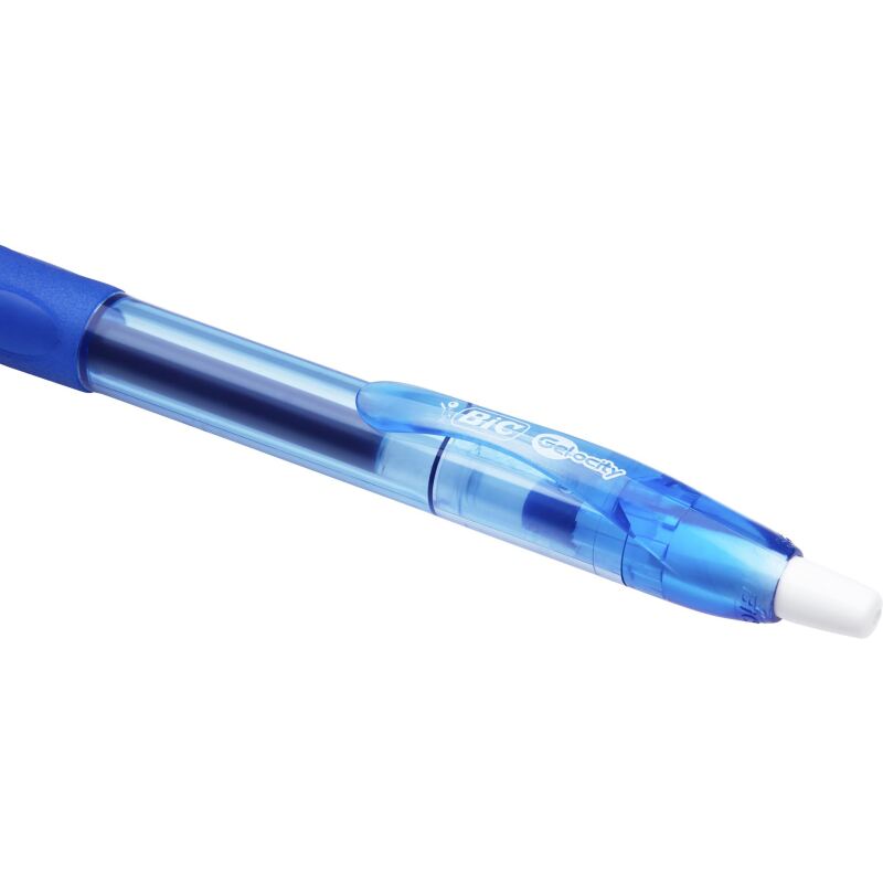 Stylo roller Bic Gelocity rétractable pointe 0,7 mm - écriture moyenne