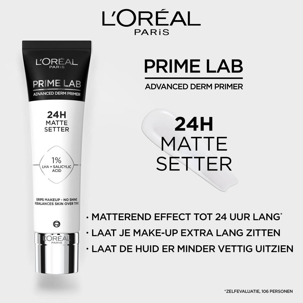 goed product als je echt een vette huid hebtPrime Lab Primer Mat Setter matte primer - 30 ml