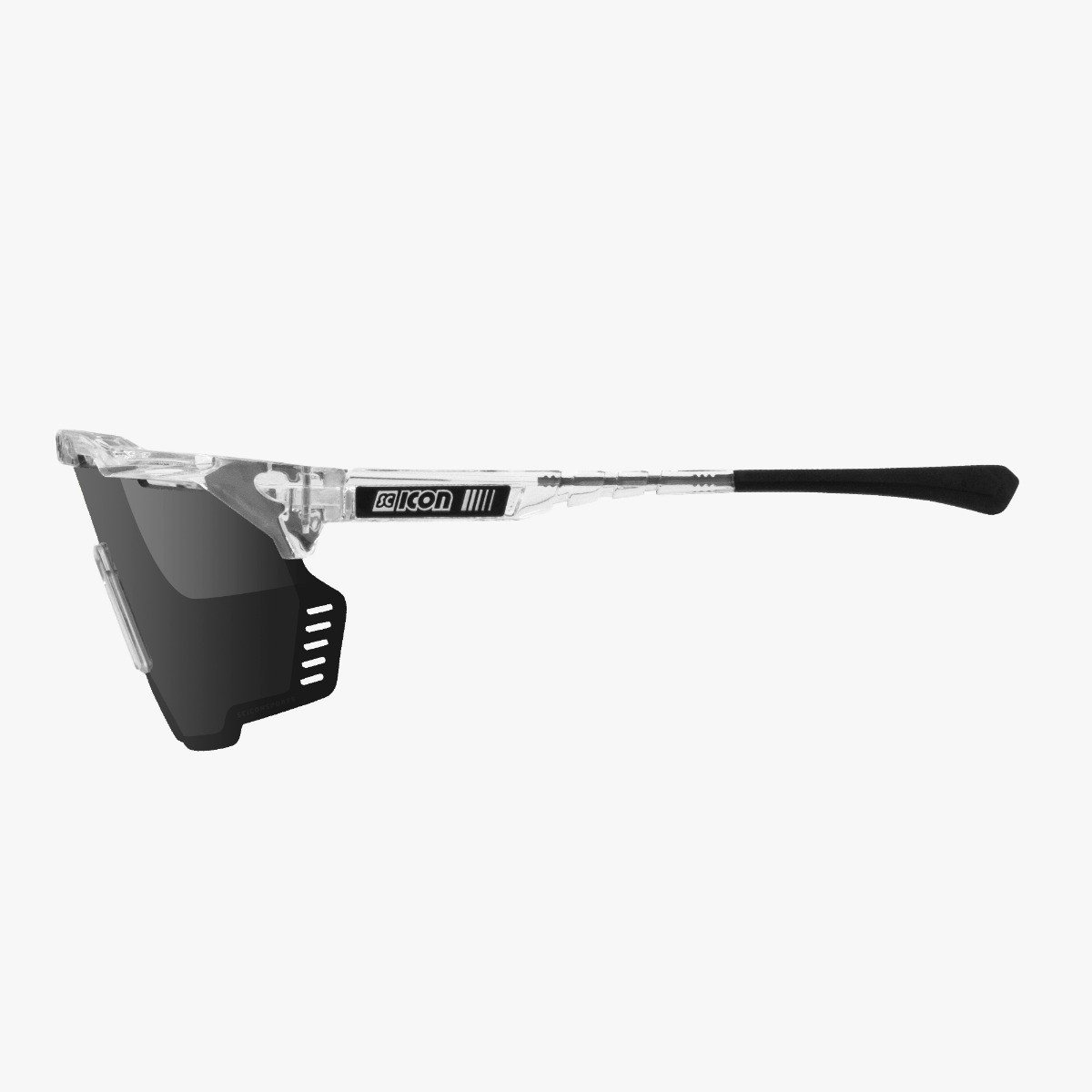 Scicon Aeroshade Kunken cykelbriller Crystal Gloss Multimirror Silver