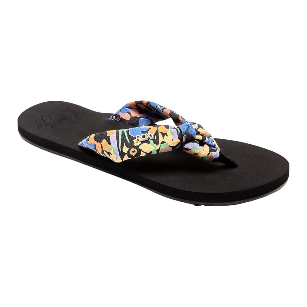 Roxy PAIA IV - Tongs Femme black print