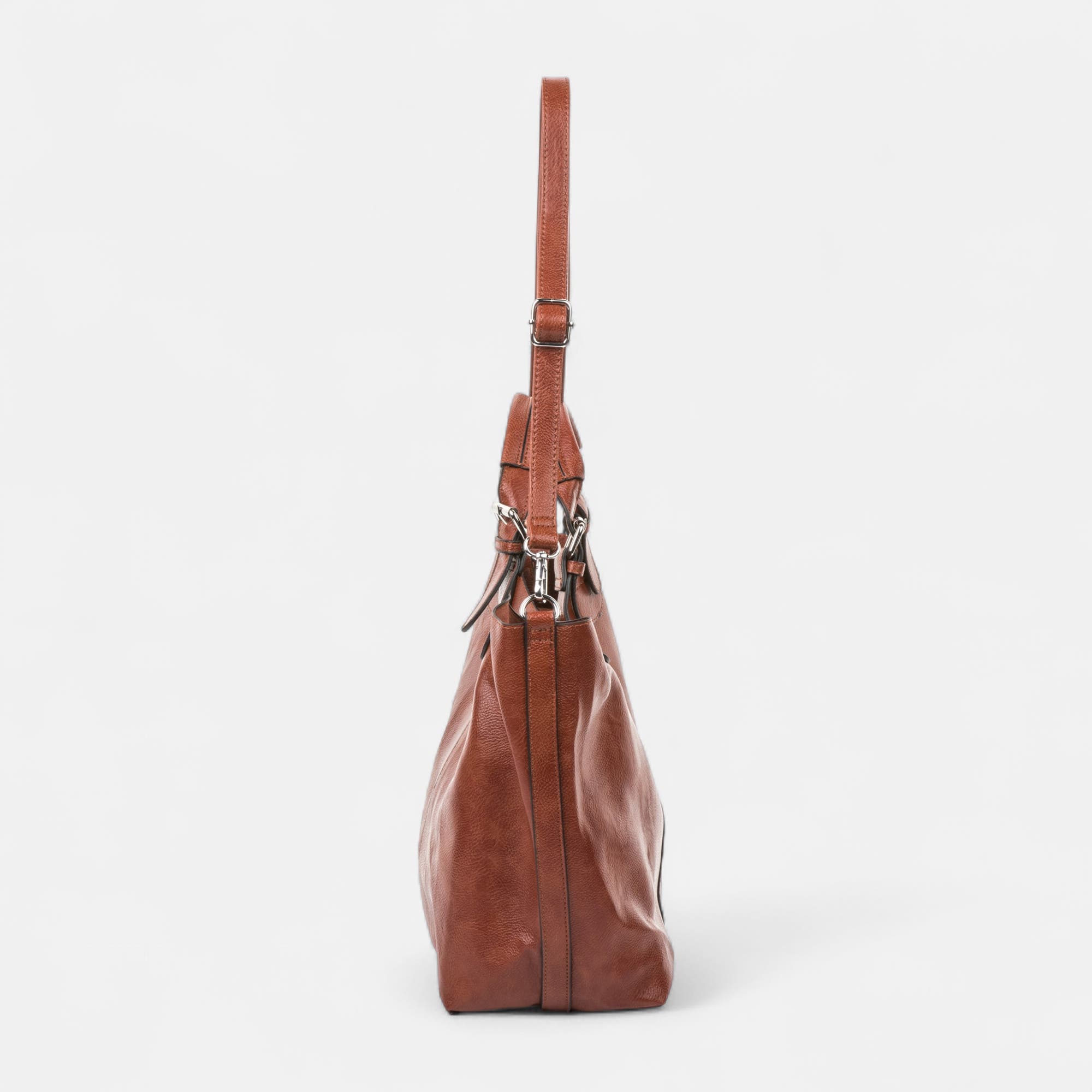 Sac de shopping cognac