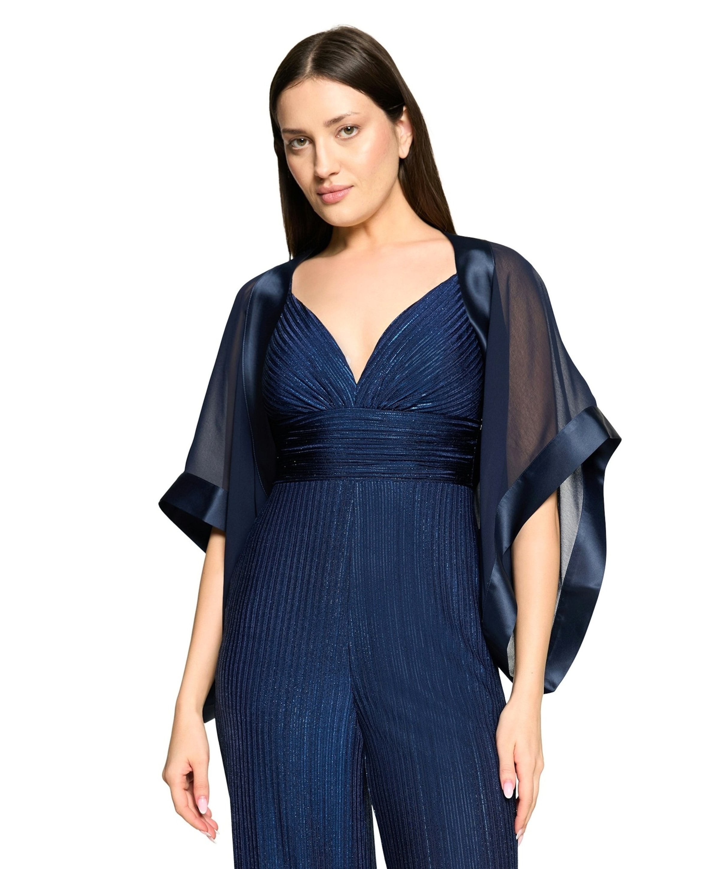 Vera Mont Dames vest blauw