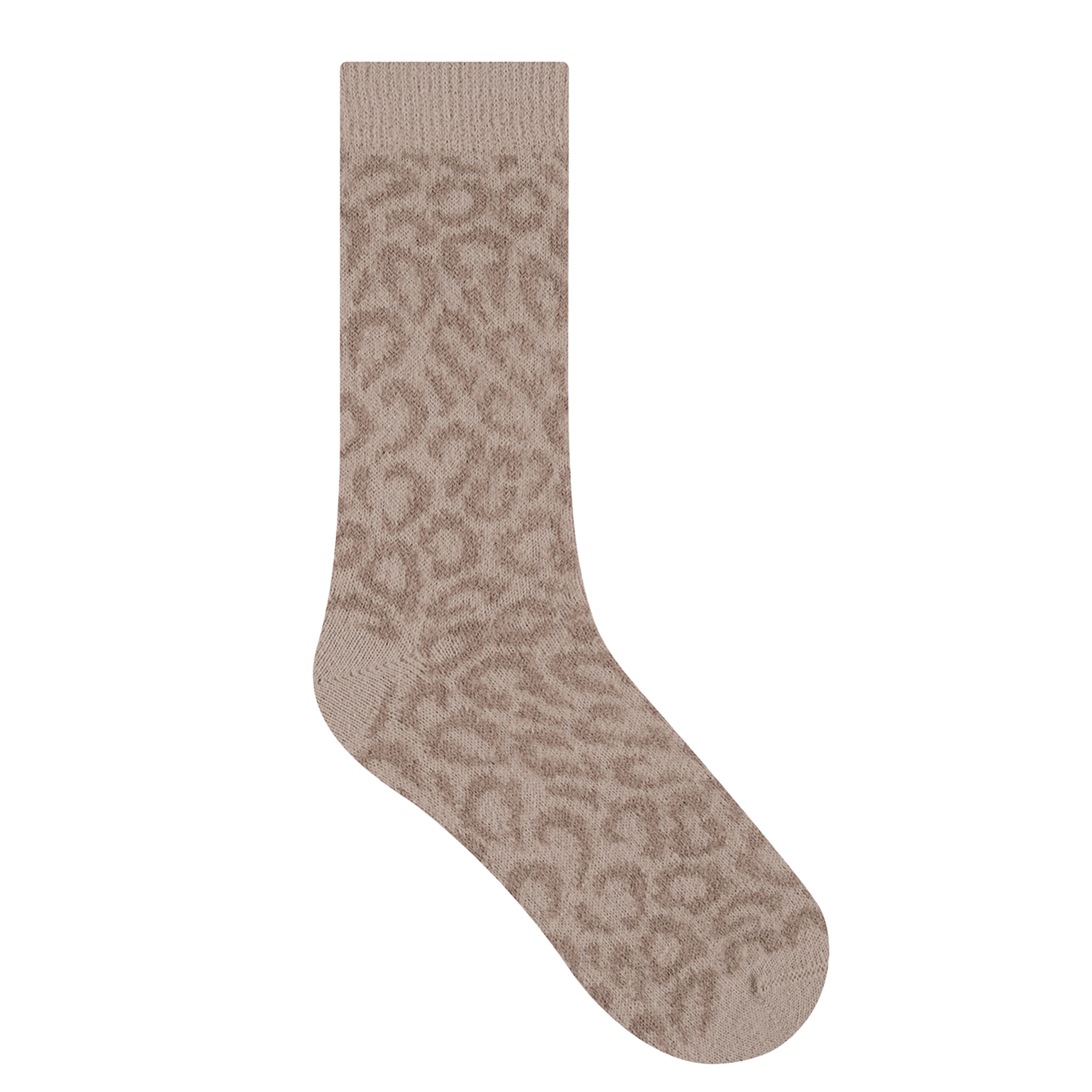 LEOPARD - Chaussettes en laine mélangée | Beige