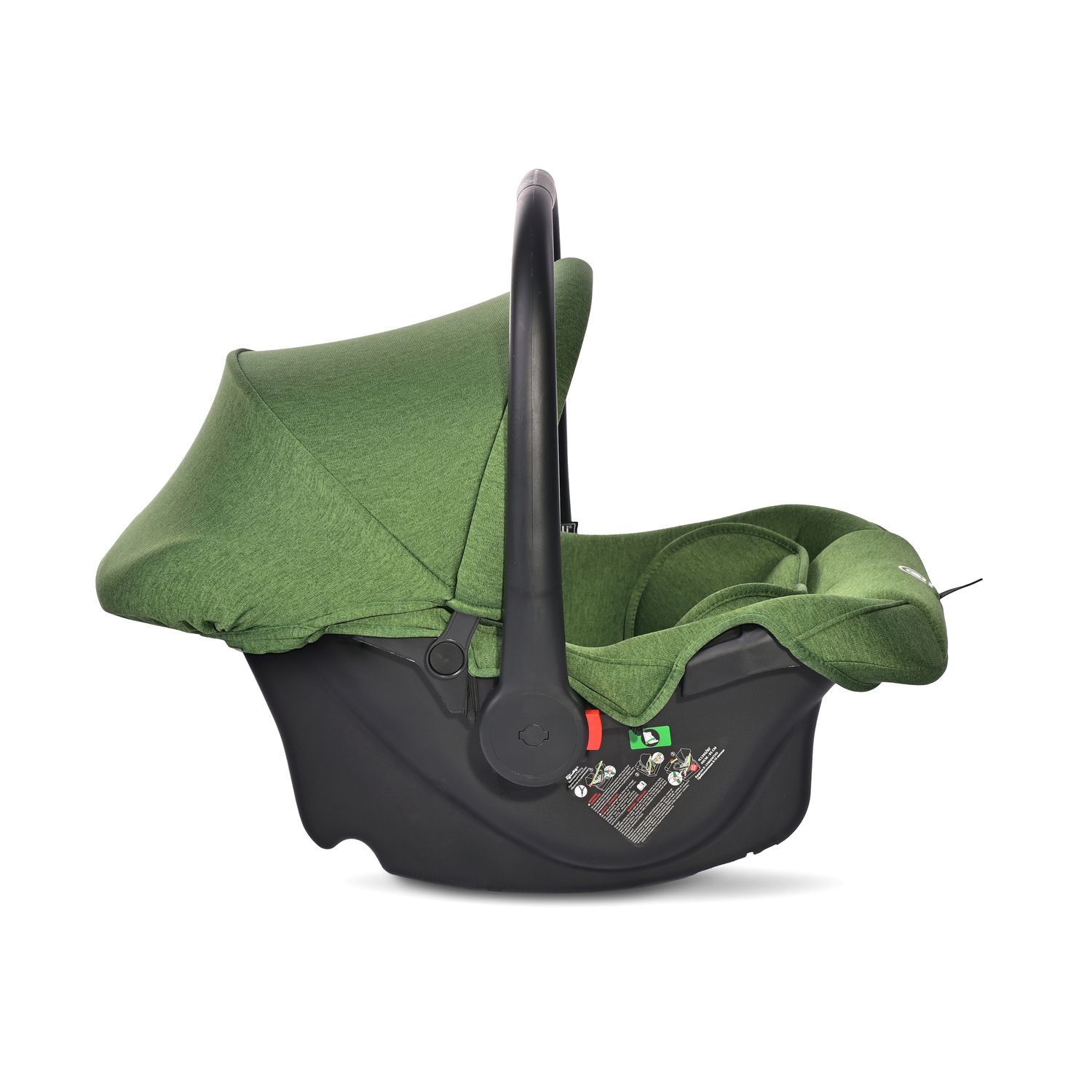 Lorelli Babyschale i-Size Joy (40 - 87 cm) verstellbar, Faltdach, Memory-Schaum grün