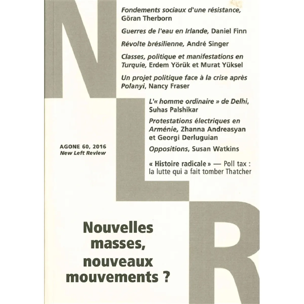 Agone, n° 60. Nouvelles masses, nouveaux mouvements ? · Occasion