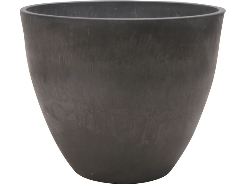 Van der Gucht Blumentopf Woodstone Ø 35 cm x 29 cm Dunkelgr Pflanzentopf