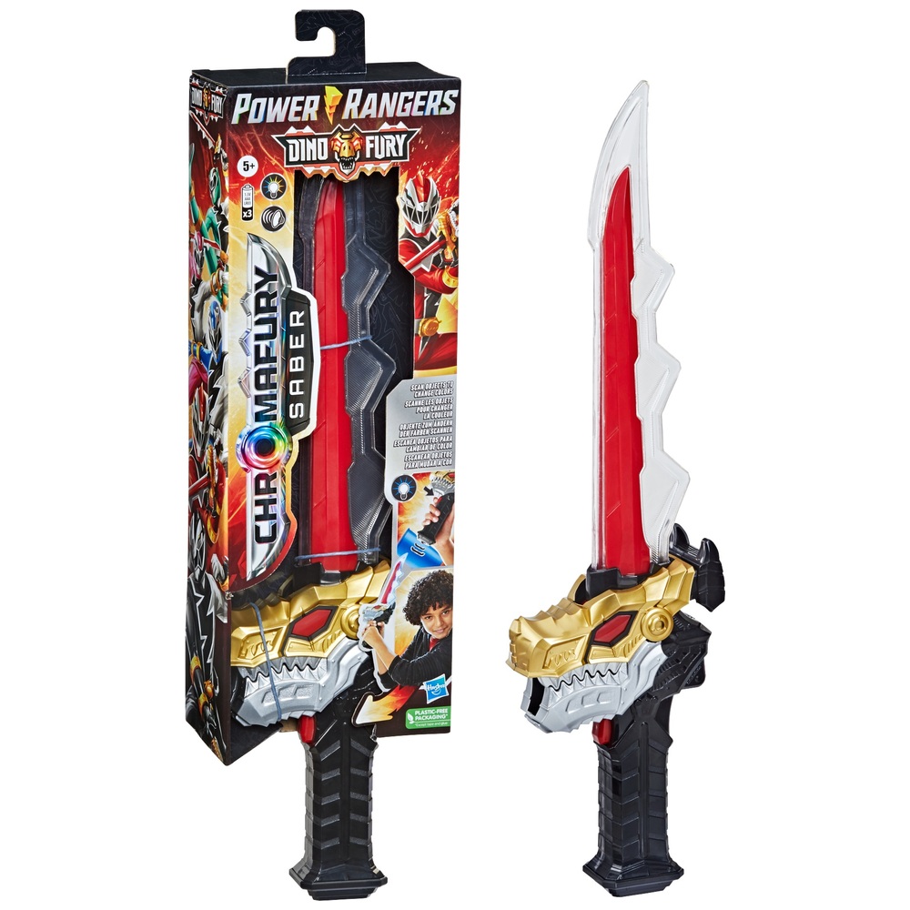 Power Rangers Dino Fury Chromafury Saber Elektronisches Farbscan-Spielzeug