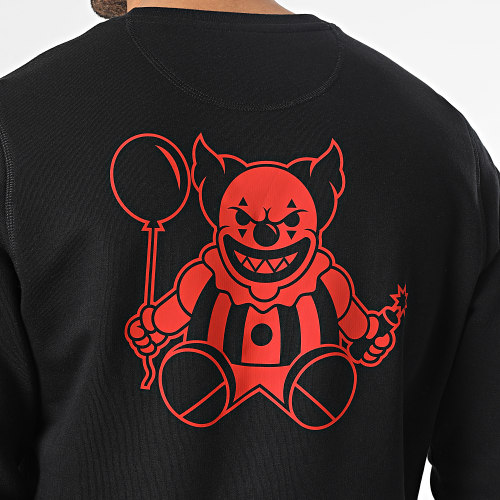 Sweat Crewneck Clown Noir Rouge