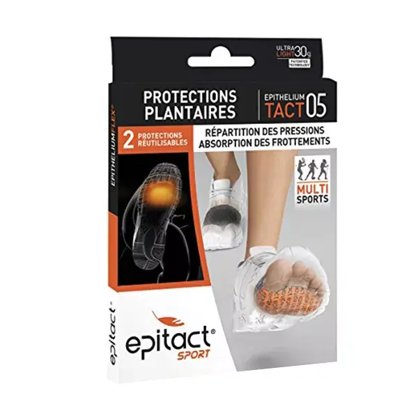 Protetores de pés Epitact Sport EpitheliumTact, tamanho M