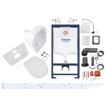 Grohe Wc-pack Bau Arena 4 in 1