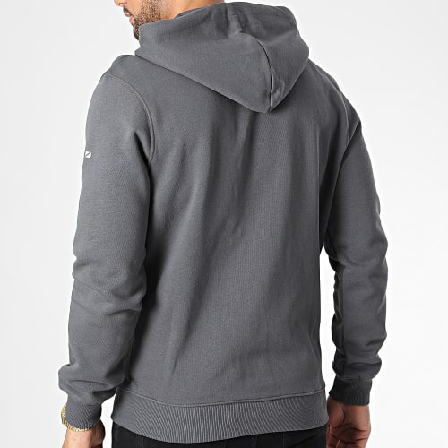 Sweat Zippé Capuche Ryan PM582329 Gris Anthracite
