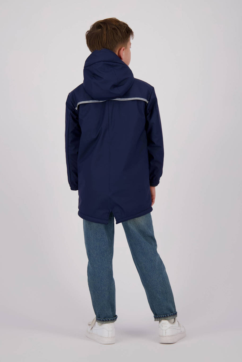 Vingino kids regenjas Twilight donkerblauw