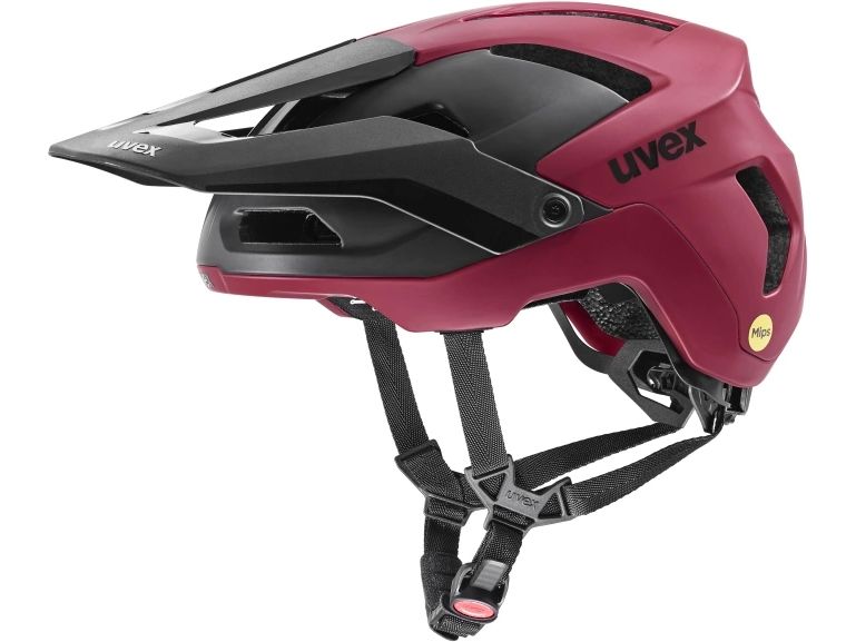 uvex Helm Renegade MIPS Black Mat/Ruby Red, 54 - 58 Mountainbike-Helm